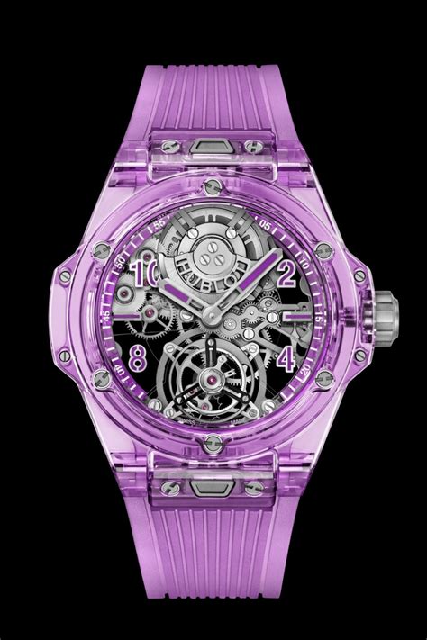 hublot saphire crystal|hublot purple sapphire.